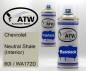 Preview: Chevrolet, Neutral Shale (Interior), 60I / WA172D: 400ml Sprühdose + 400ml Klarlack - Set, von ATW Autoteile West.
